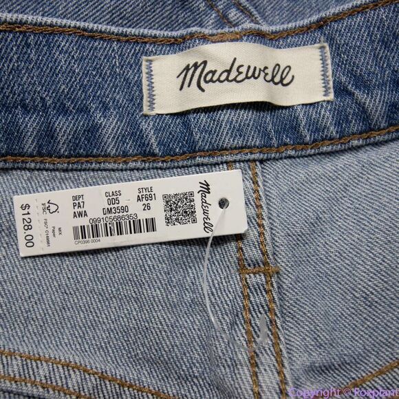 NEW Madewell The Perfect Vintage Jean in Ainsworth Wash, 26 - Picture 8 of 14
